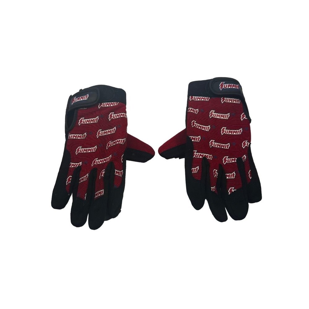 Summit Racing Equipment Men's Size Large Red Work Gloves Preowned